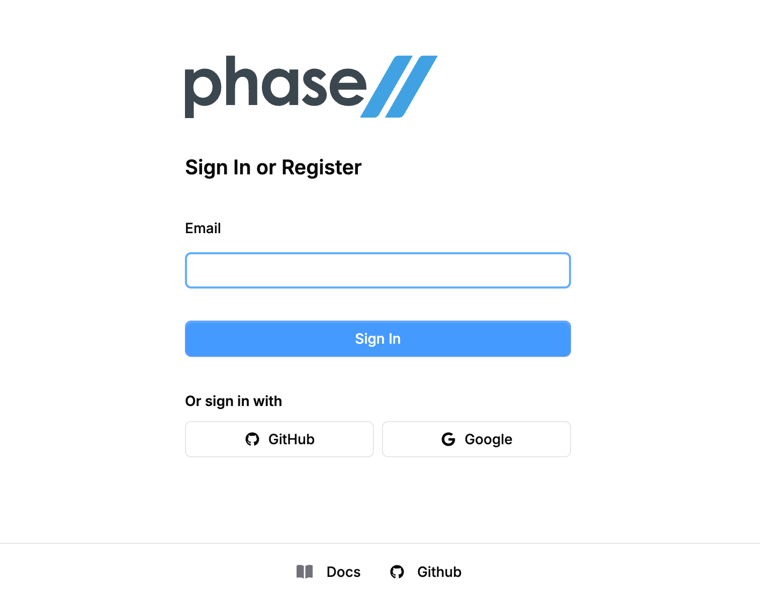 Phase Two Dash Login