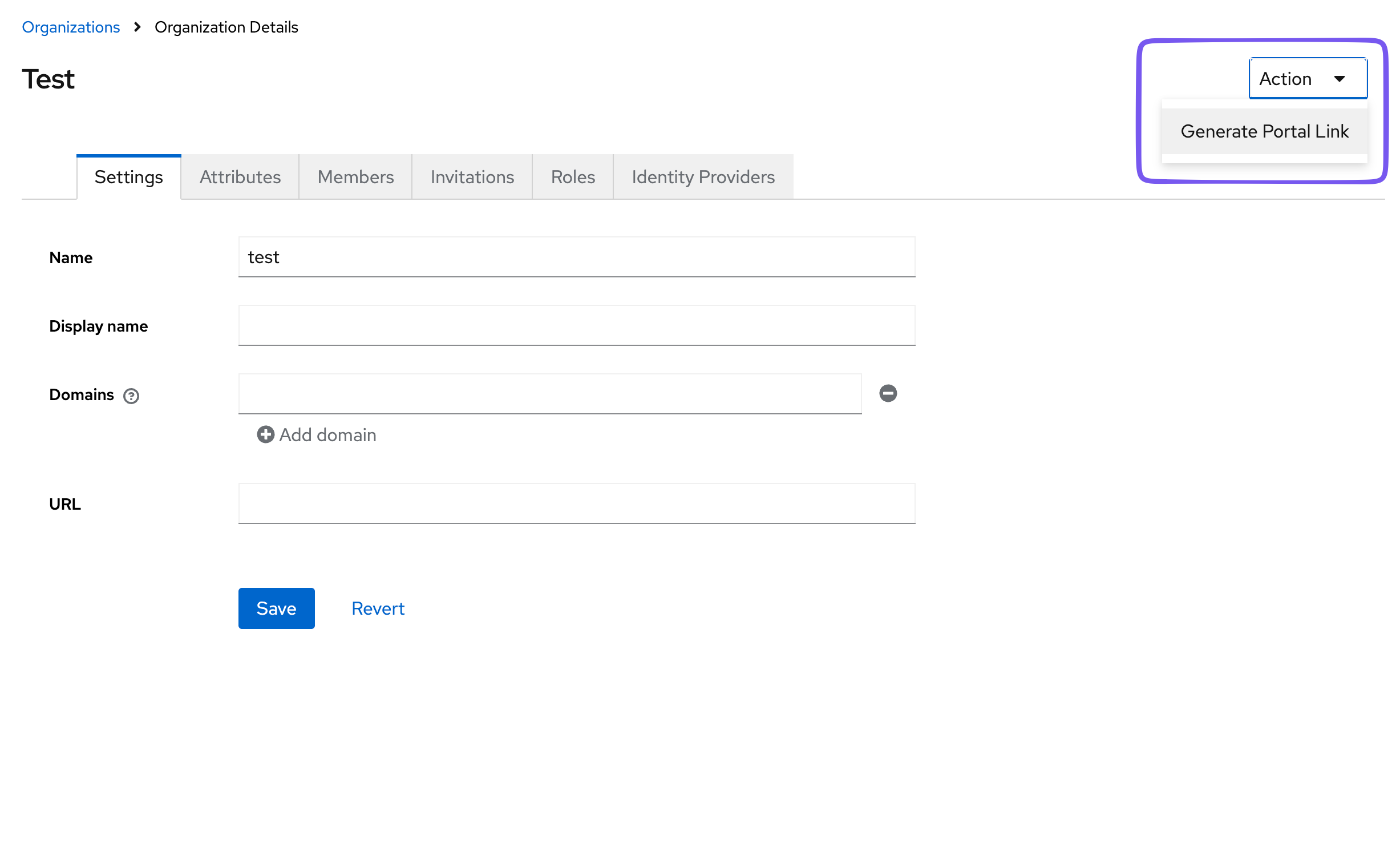 IdP Wizard link creation in Keycloak Admin UI